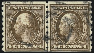 Sale 997, Lot 5954, 1910-13 Washington-Franklin Issue (Scott 369-396)