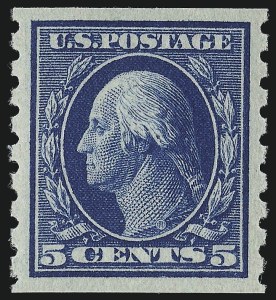 Sale 997, Lot 5955, 1910-13 Washington-Franklin Issue (Scott 369-396)