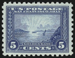 Sale 997, Lot 5974, 1913-15 Panama-Pacific Issue (Scott 397-404)