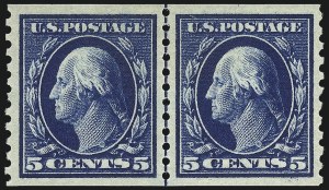 Sale 997, Lot 6006, 1913-15 Washington-Franklin Issues (Scott 424-460)