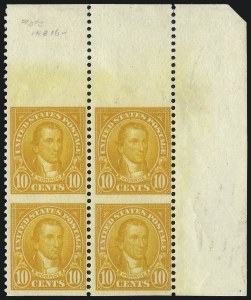 Sale 997, Lot 6088, 1922-29 Issues (Scott 551-573)