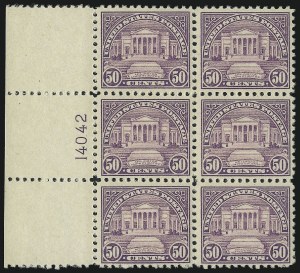 Sale 997, Lot 6095, 1922-29 Issues (Scott 551-573)
