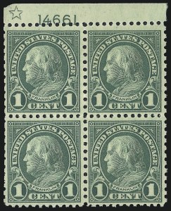 Sale 997, Lot 6104, 1922-29 and Later Issues (Scott 574 onwards)