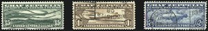 Sale 997, Lot 6175, Air Post Graf Zeppelin Issue (Scott C13-C15)
