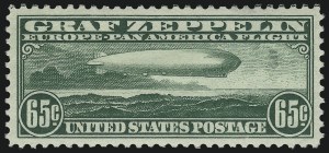 Sale 997, Lot 6179, Air Post Graf Zeppelin Issue (Scott C13-C15)