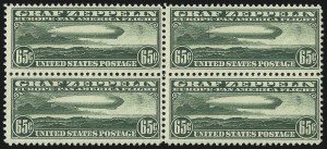 Sale 997, Lot 6180, Air Post Graf Zeppelin Issue (Scott C13-C15)