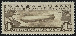 Sale 997, Lot 6182, Air Post Graf Zeppelin Issue (Scott C13-C15)