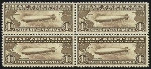 Sale 997, Lot 6184, Air Post Graf Zeppelin Issue (Scott C13-C15)
