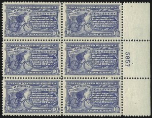 Sale 997, Lot 6208, Special Delivery, Registration (E, F)