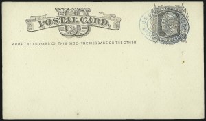 Sale 997, Lot 6374, The Falberg Collection of Postal Cards (UX1-UX9)