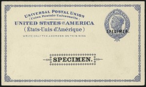 Sale 997, Lot 6375, The Falberg Collection of Postal Cards (UX1-UX9)