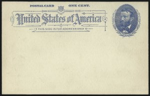 Sale 997, Lot 6389, The Falberg Collection of Postal Cards (UX10-UX14)