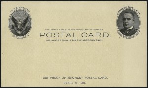 Sale 997, Lot 6402, The Falberg Collection of Postal Cards (UX17 Full Face McKinley)