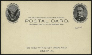 Sale 997, Lot 6408, The Falberg Collection of Postal Cards (UX17 Full Face McKinley)