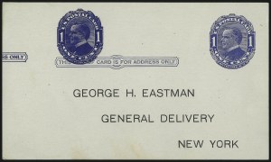 Sale 997, Lot 6414, The Falberg Collection of Postal Cards (UX18-UX27D)