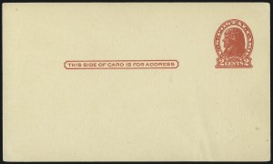 Sale 997, Lot 6433, The Falberg Collection of Postal Cards (UX28-UX39)