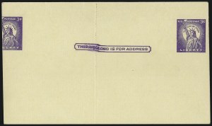 Sale 997, Lot 6461, The Falberg Collection of Postal Cards (UX41-UX48)