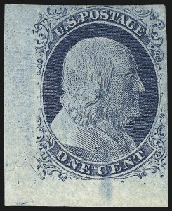 Sale 998, Lot 105, Plate One Late Inverted Transfers