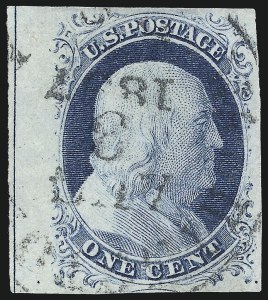 Sale 998, Lot 109, Plate One Late Plate Cracks