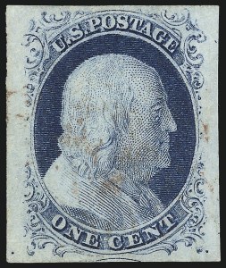 Sale 998, Lot 111, Plate One Late Plate Cracks