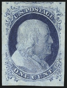 Sale 998, Lot 118, Plate One Late Unused