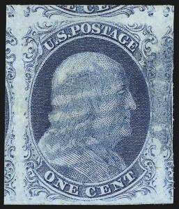 Sale 998, Lot 13, Plate One Early - Type II Gem Examples