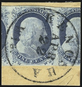 Sale 998, Lot 156, Plate One Late Gem Examples