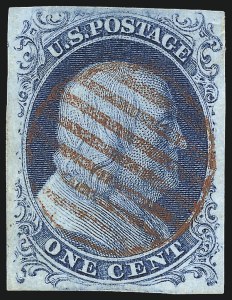 Sale 998, Lot 17, Plate One Early - Type II Gem Examples