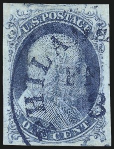 Sale 998, Lot 19, Plate One Early - Type II Gem Examples