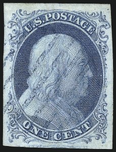 Sale 998, Lot 20, Plate One Early - Type II Gem Examples