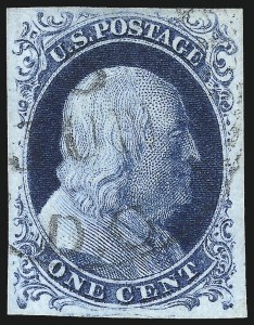 Sale 998, Lot 21, Plate One Early - Type II Gem Examples
