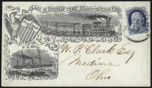 Sale 998, Lot 230, Plate One Late On Cover