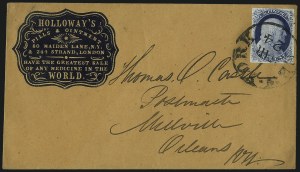 Sale 998, Lot 232, Plate One Late On Cover