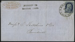 Sale 998, Lot 249, Plate One Late On Cover