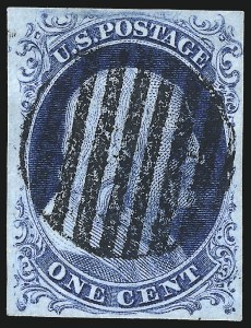 Sale 998, Lot 25, Plate One Early - Type II Gem Examples