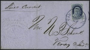 Sale 998, Lot 252, Plate One Late On Cover