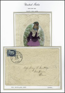 Sale 998, Lot 255, Plate One Late On Cover