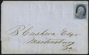 Sale 998, Lot 257, Plate One Late On Cover