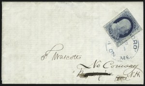Sale 998, Lot 267, Plate One Late On Cover