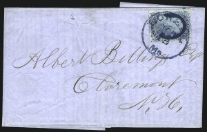 Sale 998, Lot 268, Plate One Late On Cover