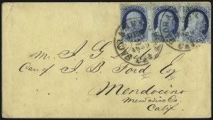 Sale 998, Lot 271, Plate One Late On Cover