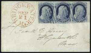 Sale 998, Lot 274, Plate One Late On Cover