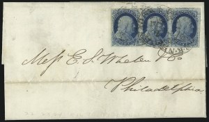 Sale 998, Lot 275, Plate One Late On Cover