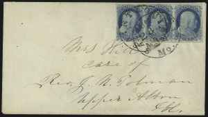Sale 998, Lot 281, Plate One Late On Cover