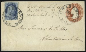 Sale 998, Lot 285, Plate One Late On Cover