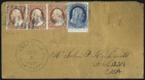 Sale 998, Lot 289, Plate One Late On Cover