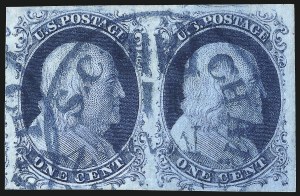 Sale 998, Lot 29, Plate One Early - Type II Gem Examples