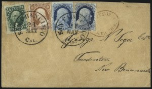 Sale 998, Lot 292, Plate One Late On Cover