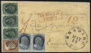 Sale 998, Lot 304, Plate One Late On Cover