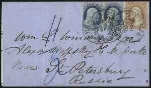 Sale 998, Lot 305, Plate One Late On Cover